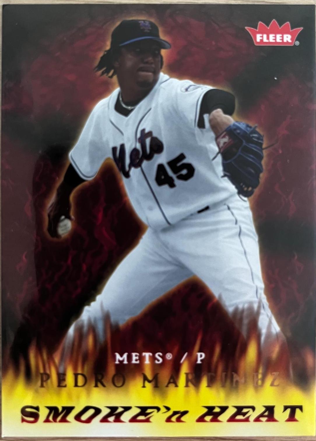 Pedro Martinez #SH-10 Baseball Cards 2006 Fleer Smoke N' Heat