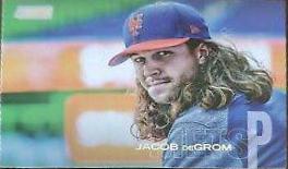 Jacob DeGrom #42 Baseball Cards 2018 Stadium Club