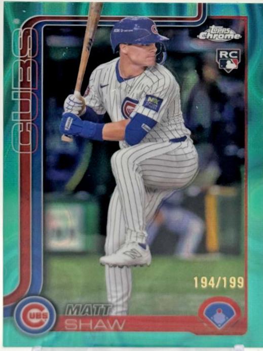Matt Shaw #219 2025 Topps Chrome Baseball