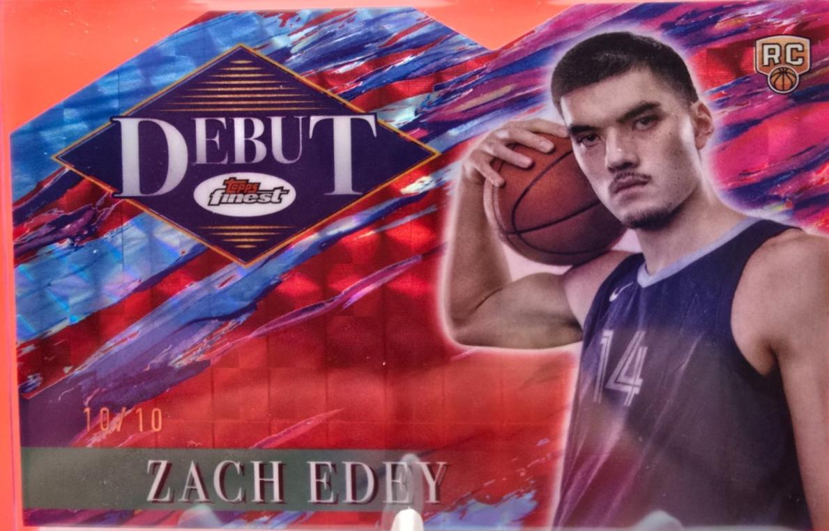Zach Edey [Red Geometric Refractor] #D-10