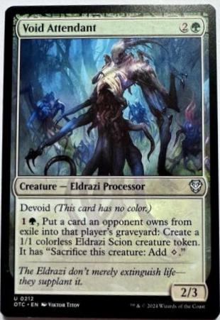 Void Attendant #212 Magic Outlaws of Thunder Junction Commander