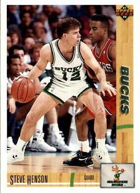 Steve Henson #366 Basketball Cards 1991 Upper Deck
