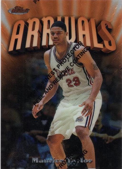 Maurice Taylor #255 Basketball Cards 1997 Finest