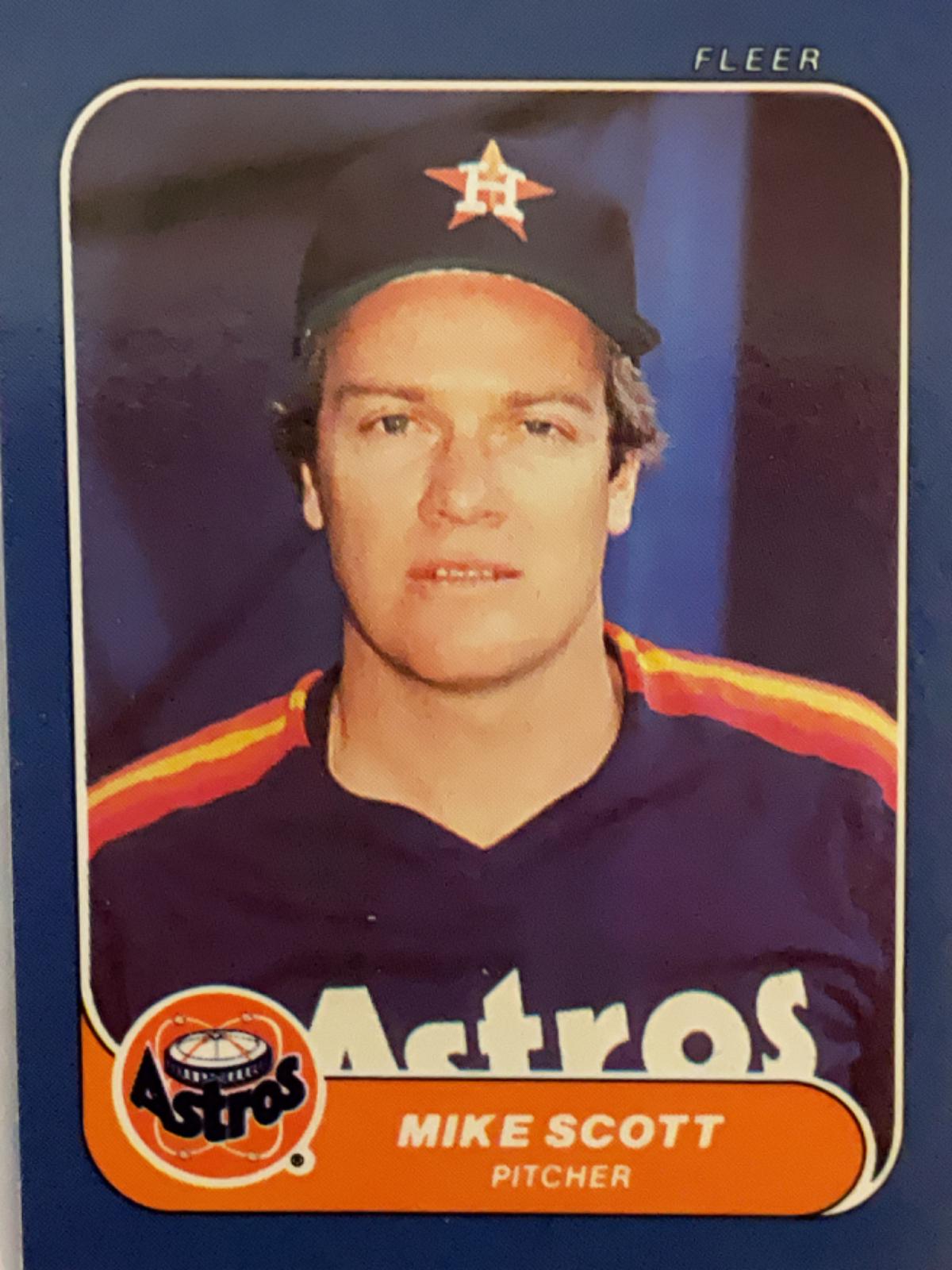 Mike Scott #66 Baseball Cards 1986 Fleer Mini