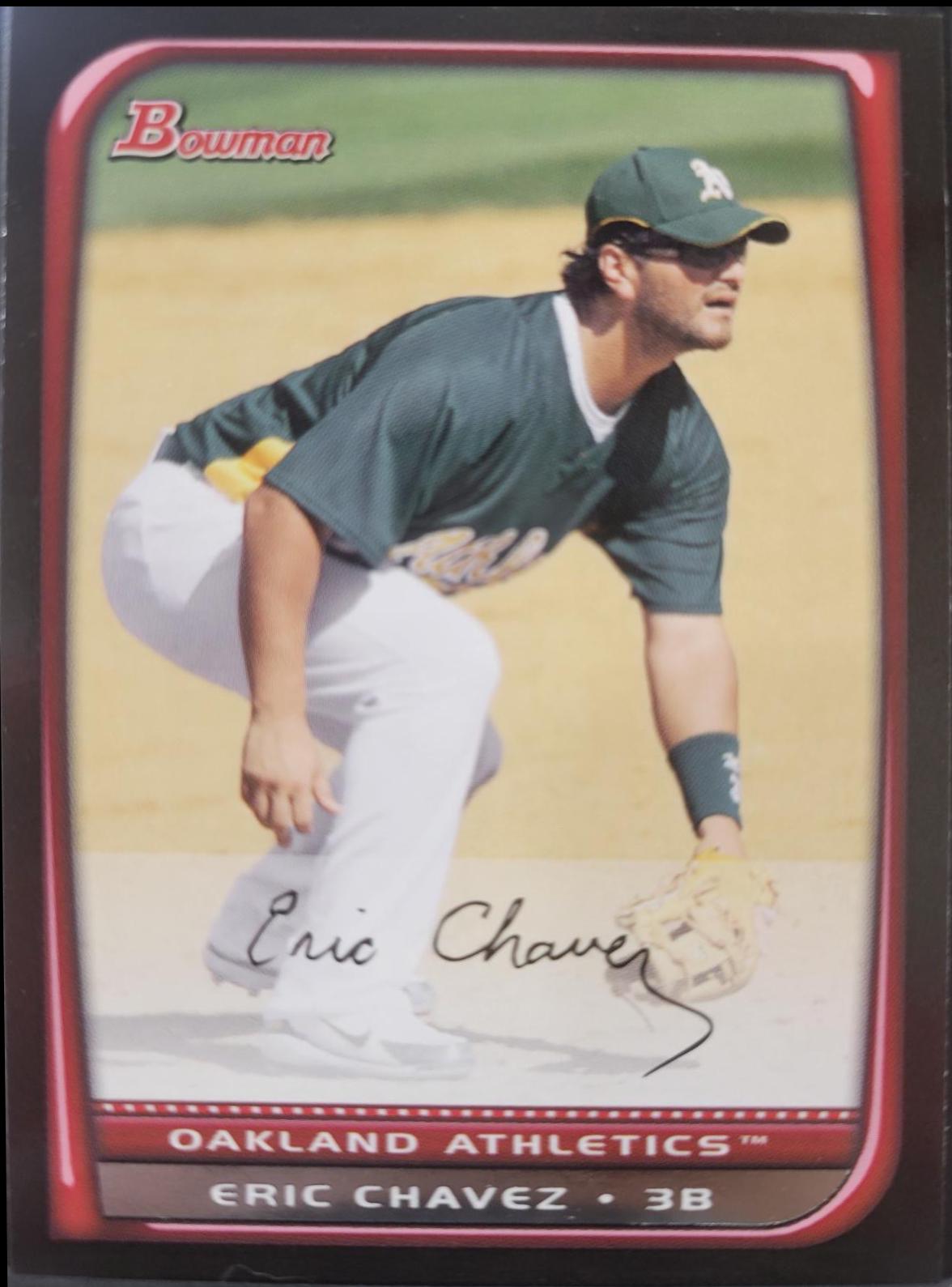 Eric Chavez #57 Baseball Cards 2008 Bowman