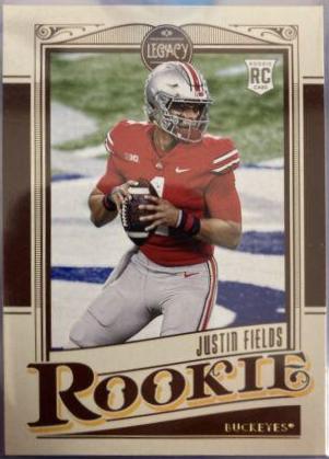 Justin Fields #142 Football Cards 2021 Panini Legacy