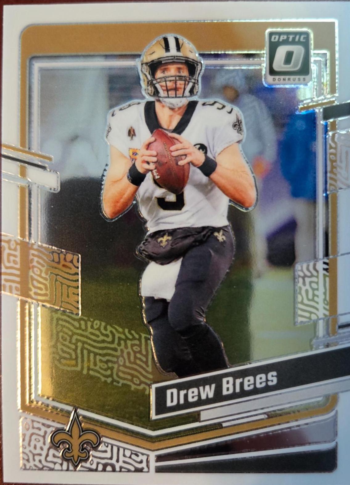 Drew Brees #135 Football Cards 2023 Panini Donruss Optic