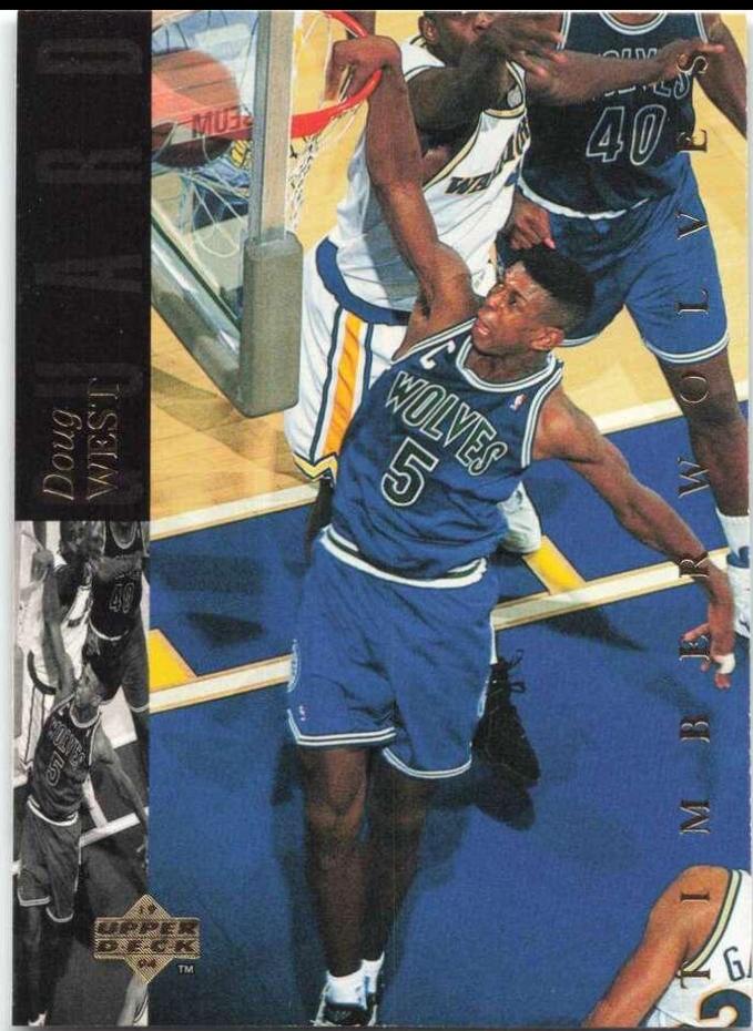 Doug West #7 Basketball Cards 1993 Upper Deck SE