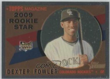 Dexter Fowler #C17 Baseball Cards 2009 Topps Heritage Chrome