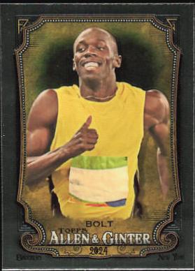 Usain Bolt #208 Baseball Cards 2024 Topps Allen & Ginter Chrome