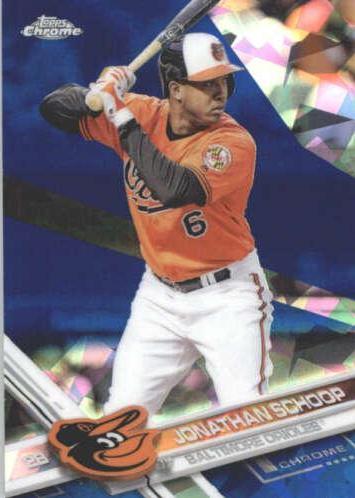 Jonathan Schoop #391 2017 Topps Chrome Sapphire Baseball