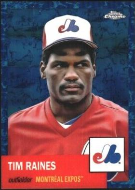 Tim Raines [Toile White Blue] #478