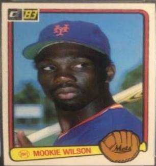 Mookie Wilson #56 Baseball Cards 1983 Donruss