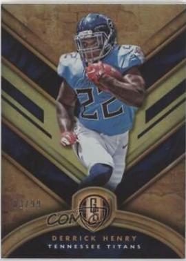 Derrick Henry #9 Football Cards 2019 Panini Gold Standard