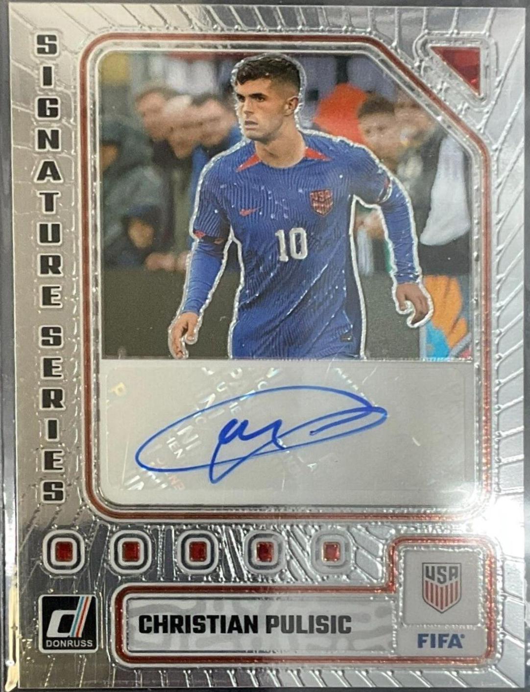 Christian Pulisic #6 Soccer Cards 2023 Panini Donruss Signature Series