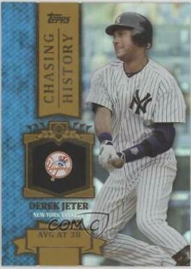 Derek Jeter #CH-37 Baseball Cards 2013 Topps Chasing History