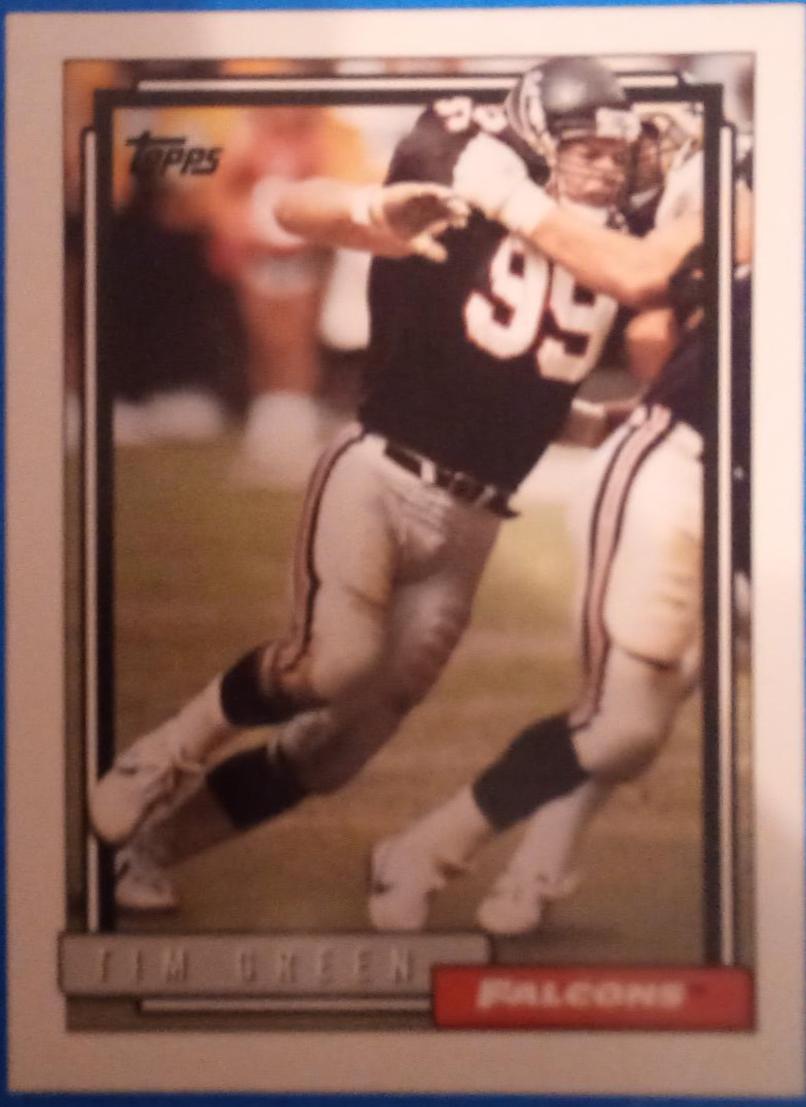 Tim Green #26 Football Cards 1992 Topps