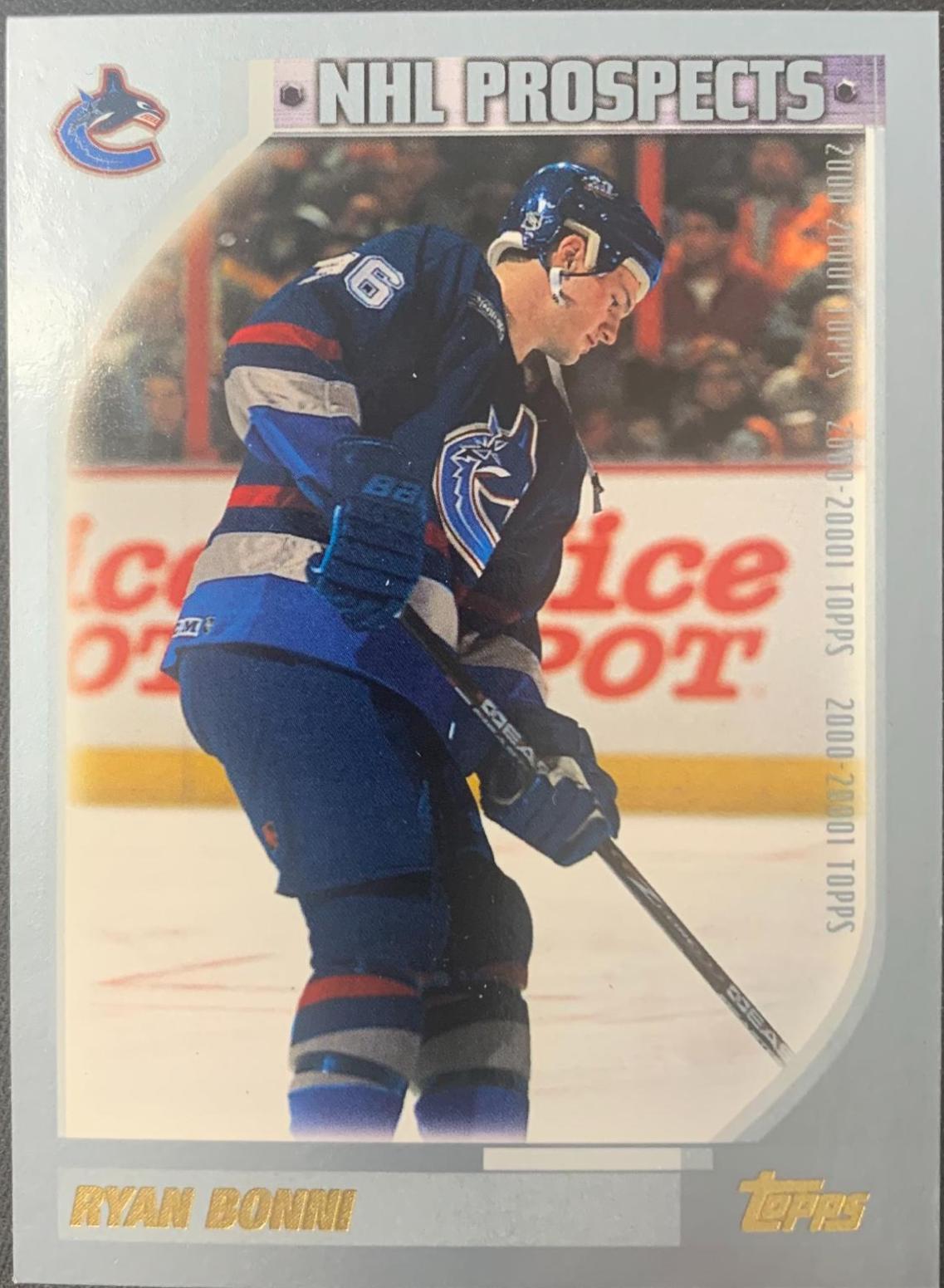Ryan Bonni #312 2000-01 Topps Hockey