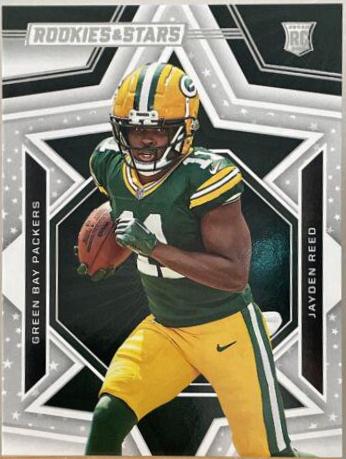 Jayden Reed #153 Football Cards 2023 Panini Rookies & Stars