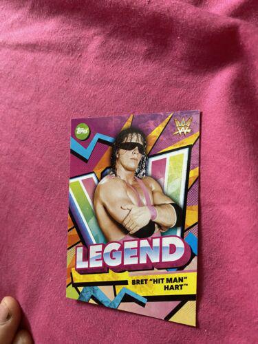 Bret 'Hit Man' Hart #143 Wrestling Cards 2021 Topps WWE Superstars