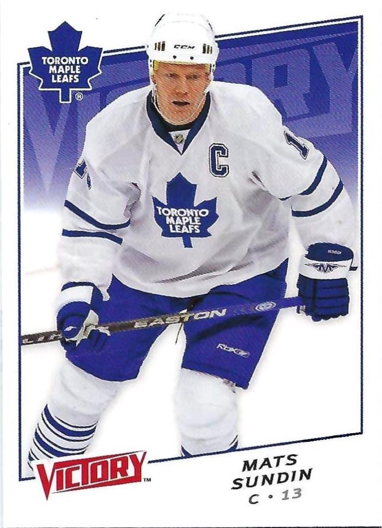Mats Sundin #14 Hockey Cards 2008 Upper Deck Victory