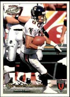 Tyrone Brown #14 Football Cards 1997 Pacific Philadelphia
