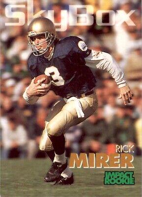 Rick Mirer #362 Football Cards 1993 Skybox Impact