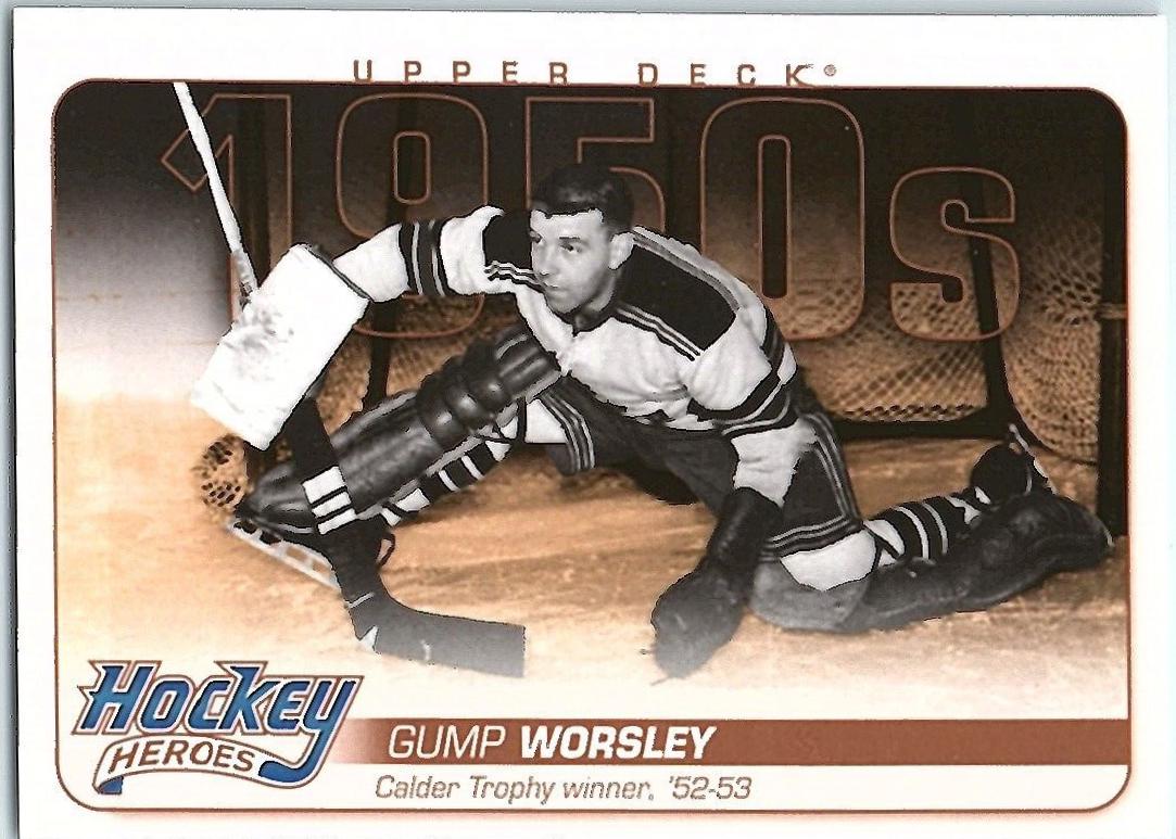 Gump Worsley #HH2 Hockey Cards 2011 Upper Deck Hockey Heroes