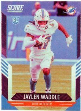 Jaylen Waddle #413 Football Cards 2021 Panini Chronicles Score Update Rookies