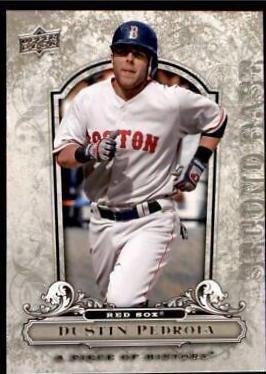 Dustin Pedroia #16 Baseball Cards 2008 Upper Deck Piece of History
