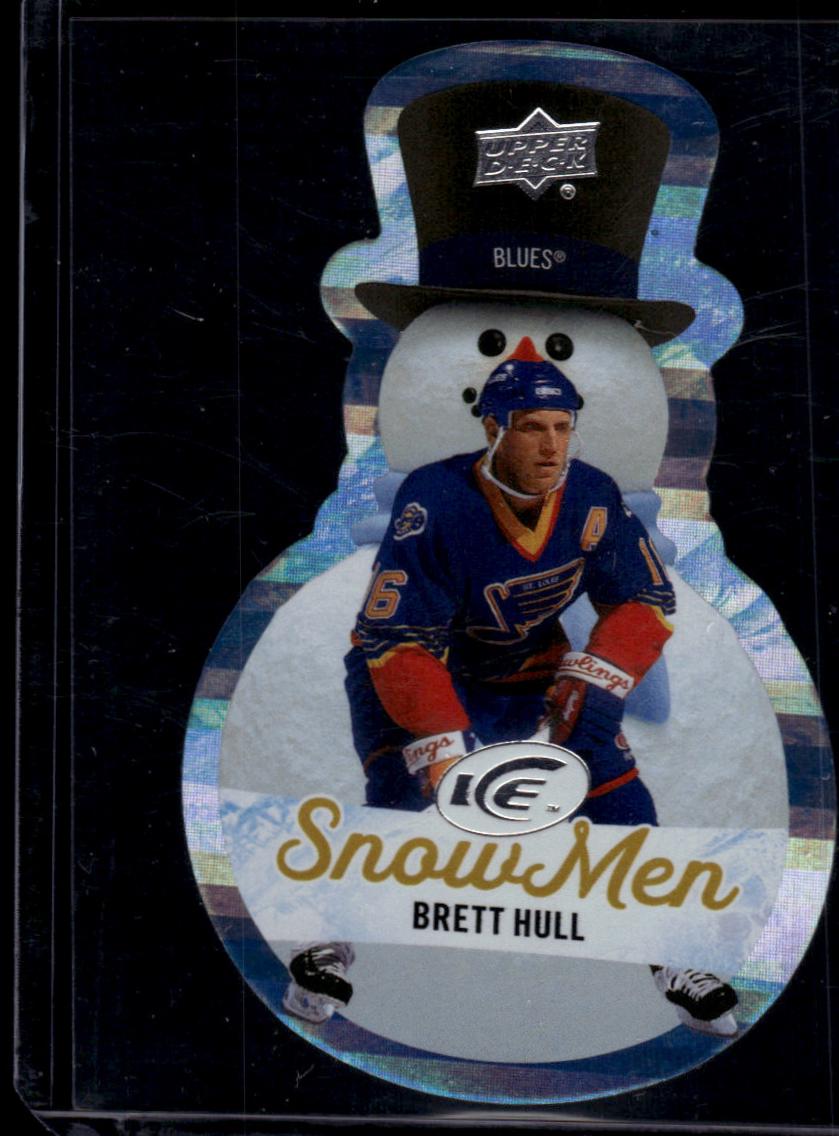 Brett Hull #SM-54 Hockey Cards 2023 Upper Deck Ice Hockey Snow Men