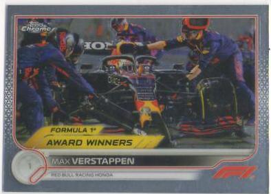 Max Verstappen #196 Racing Cards 2022 Topps Chrome Formula 1