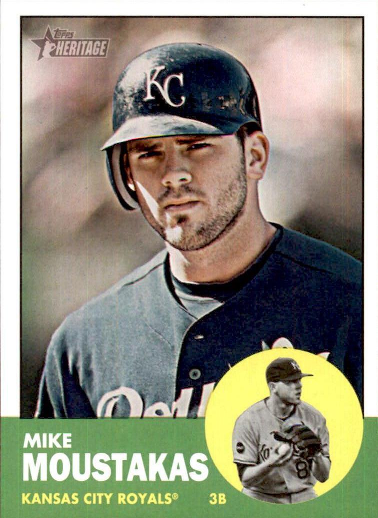 Mike Moustakas #17 Baseball Cards 2012 Topps Heritage