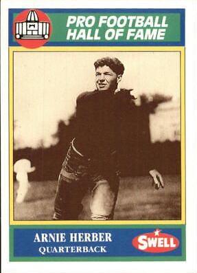 Arnie Herber #32 Football Cards 1990 Swell Greats
