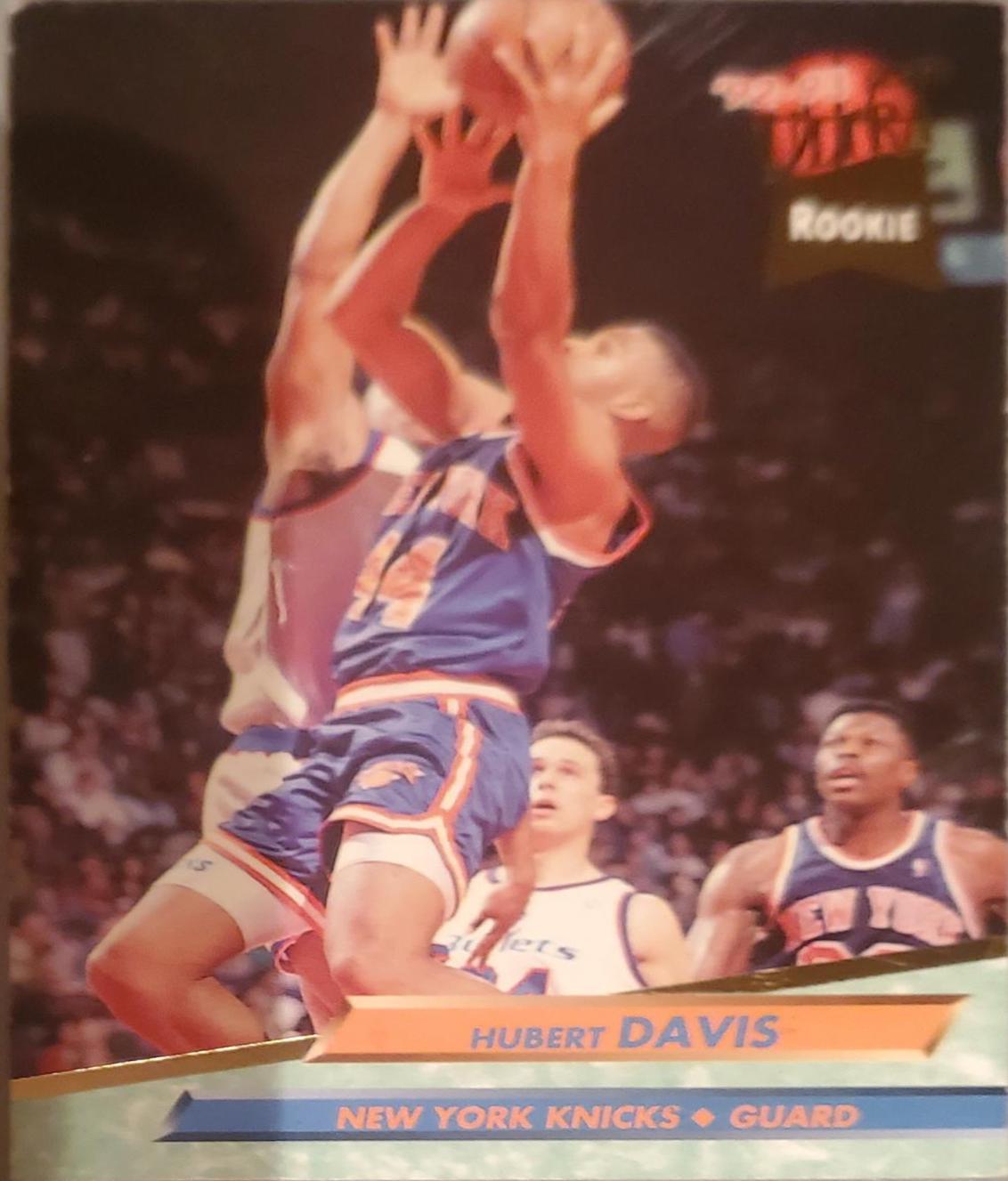 Hubert Davis #321 Basketball Cards 1992 Ultra