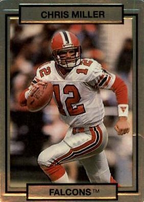 Chris Miller #8 Football Cards 1990 Action Packed