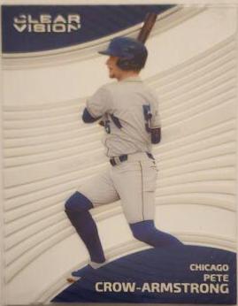 Pete Crow Armstrong #7 Baseball Cards 2023 Panini Chronicles Clear Vision