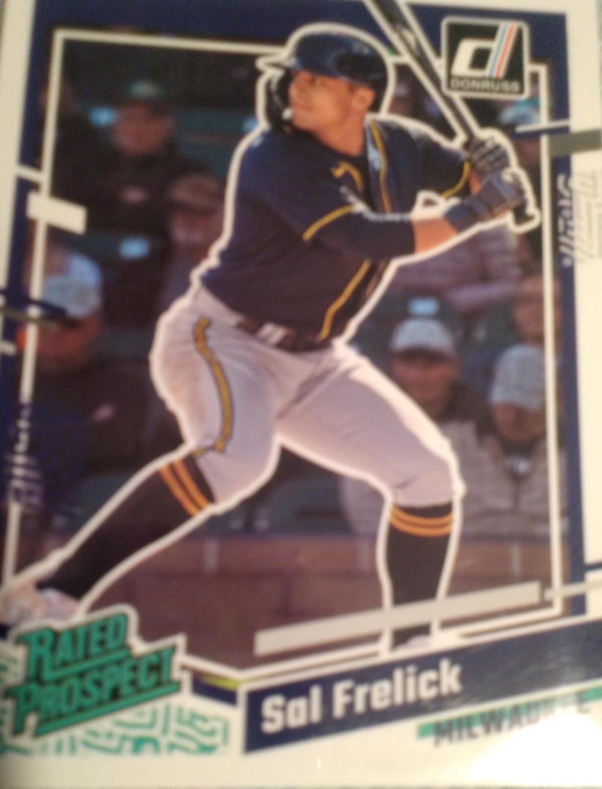 Sal Frelick #33 Baseball Cards 2023 Panini Donruss