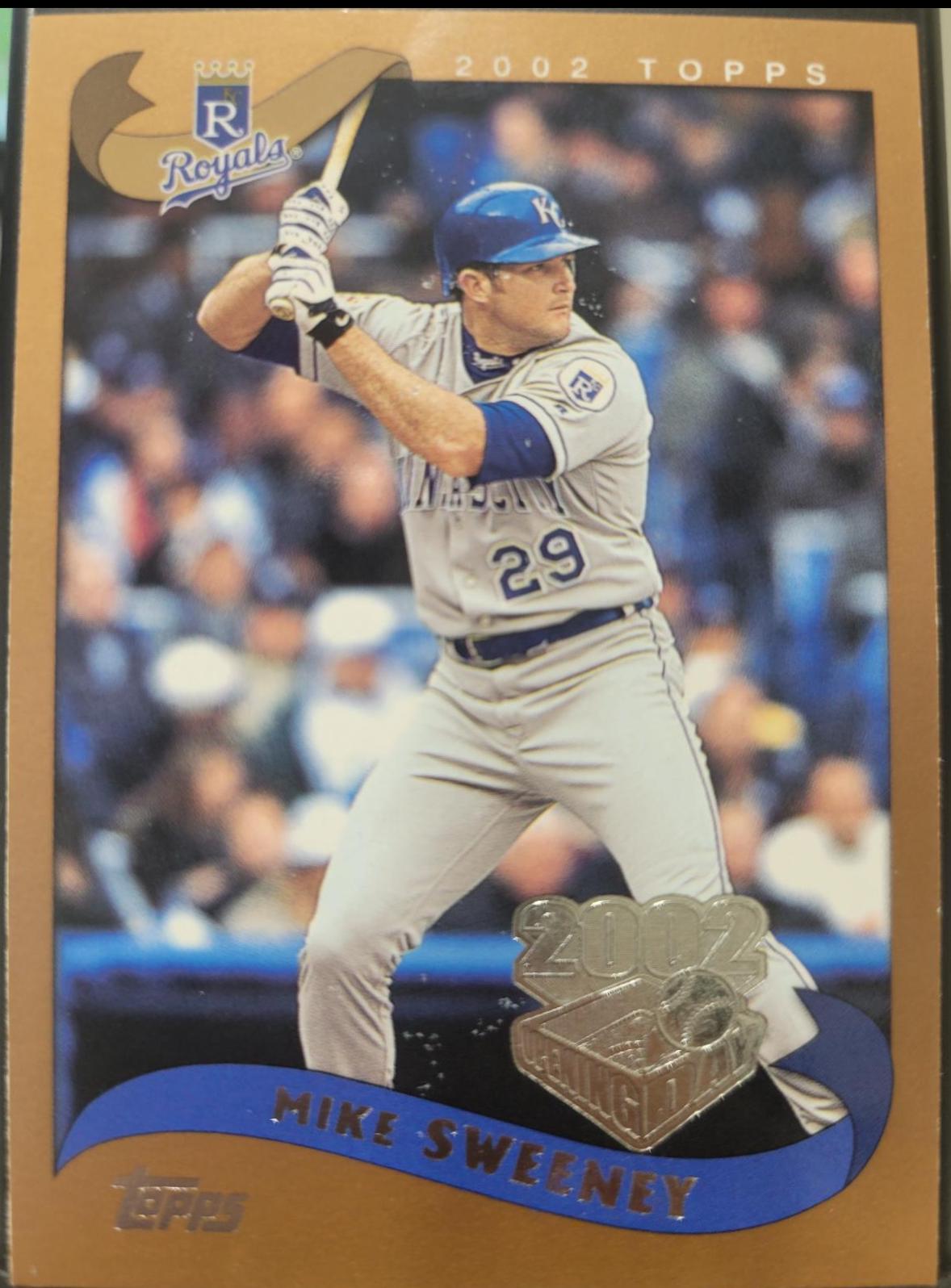Mike Sweeney #35 Baseball Cards 2002 Topps Opening Day