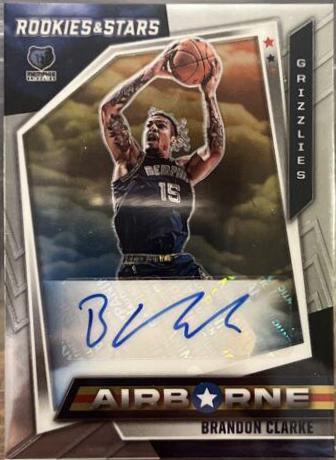 Brandon Clarke #AIR-BCL Basketball Cards 2021 Panini Chronicles Airborne Signatures