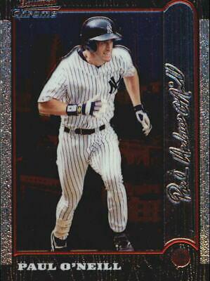 Paul O'Neill #20 Baseball Cards 1999 Bowman Chrome International