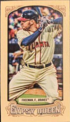 Freddie Freeman #7 Baseball Cards 2014 Topps Gypsy Queen