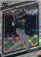 Matt Olson [Silver] #D-6 Baseball Cards 2022 Panini Donruss Dominators Prices