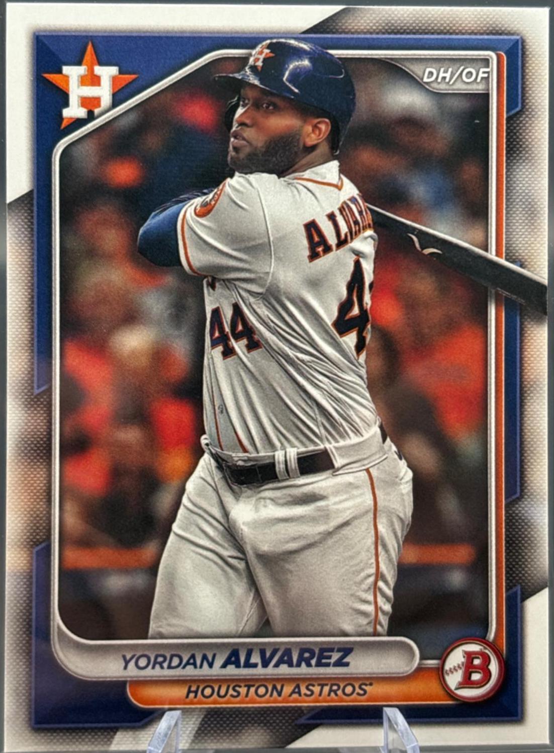 Yordan Alvarez #53 Baseball Cards 2024 Bowman