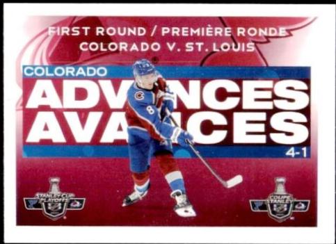 Playoffs Round 1 #1 Hockey Cards 2021 Topps NHL Sticker