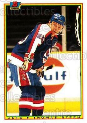 Thomas Steen #133 Hockey Cards 1990 Bowman Tiffany