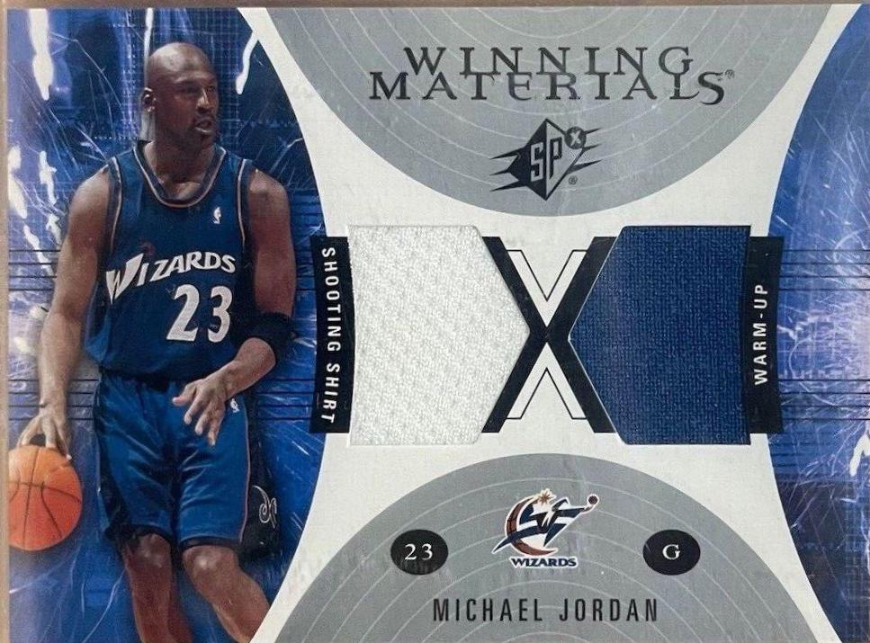 Michael Jordan #WM42 Basketball Cards 2003 Spx Winning Materials