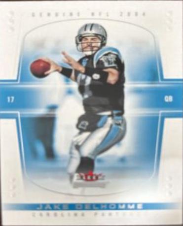 Jake Delhomme #65 2004 Fleer Genuine Football