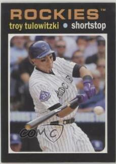 Troy Tulowitzki #TM-14 Baseball Cards 2013 Topps Update 1971 Minis
