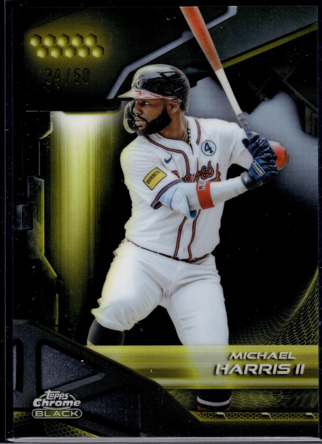 Michael Harris II [Gold Mini-Diamond Refractor] #184